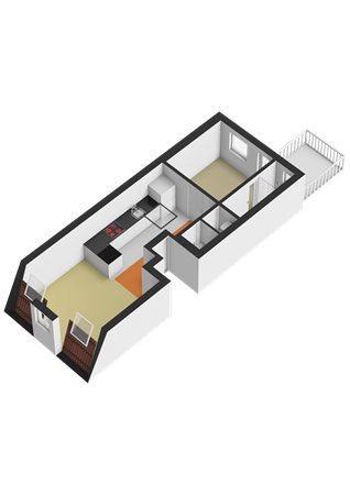 Floorplan - Nicolaas Beetsstraat 55E, 1053 RJ Amsterdam